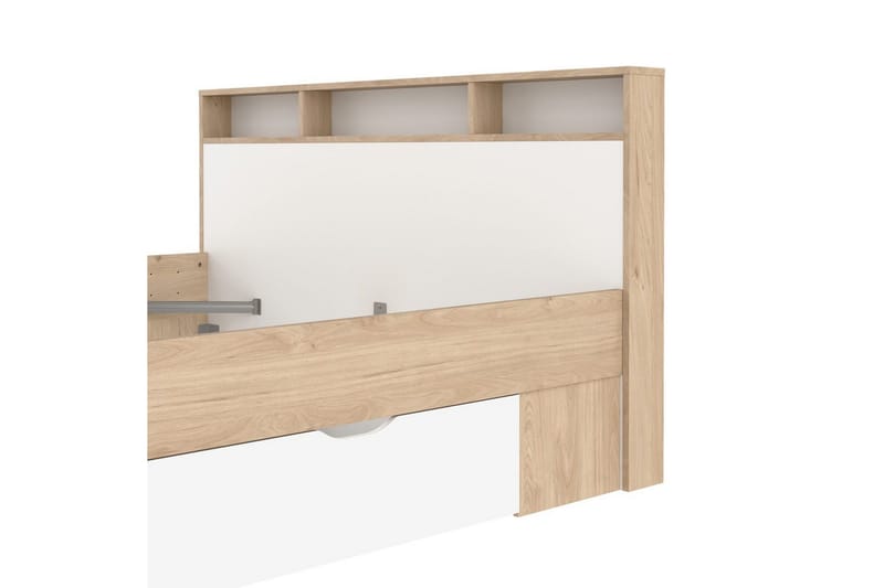 Sumita Sängram 160x200 cm - Natur/Vit - Möbler - Säng - Sängram & sängstomme