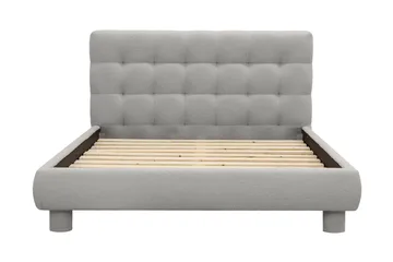 Teddy Komplett Sängpaket Sängram med Madrass 120x200 cm - Grå - Möbler - Säng - Komplett sängpaket