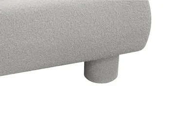 Teddy Komplett Sängpaket Sängram med Madrass 140x200 cm - Grå - Möbler - Säng - Komplett sängpaket