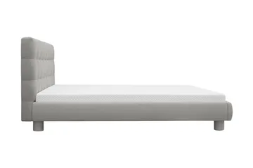 Teddy Komplett Sängpaket Sängram med Madrass 160x200 cm - Grå - Möbler - Säng - Komplett sängpaket