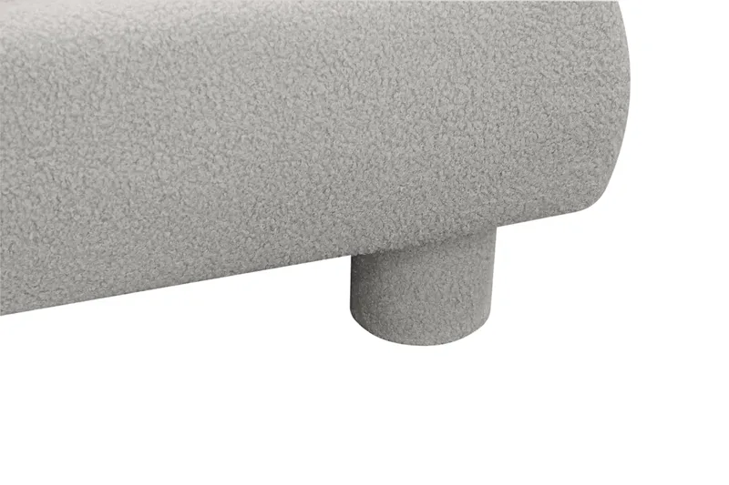 Teddy Komplett Sängpaket Sängram med Madrass 160x200 cm - Grå - Möbler - Säng - Komplett sängpaket