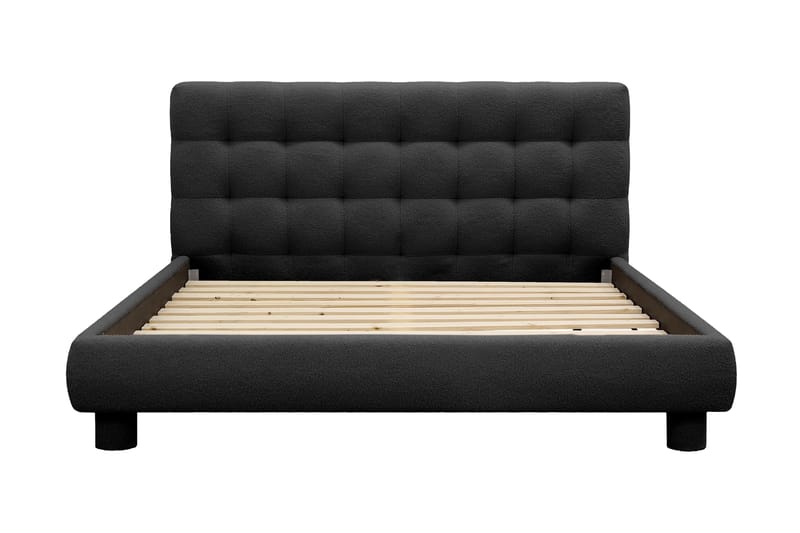 Teddy Komplett Sängpaket Sängram med Madrass 160x200 cm - Svart - Möbler - Säng - Komplett sängpaket