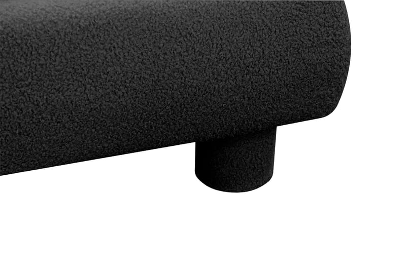 Teddy Komplett Sängpaket Sängram med Madrass 160x200 cm - Svart - Möbler - Säng - Komplett sängpaket