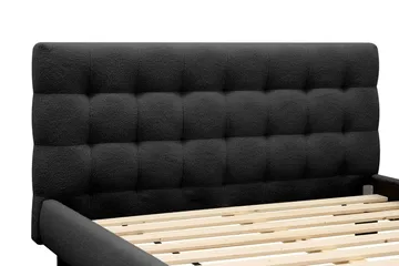 Teddy Komplett Sängpaket Sängram med Madrass 160x200 cm - Svart - Möbler - Säng - Komplett sängpaket