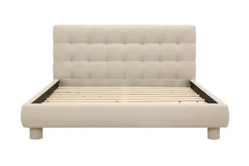 Teddy Komplett Sängpaket Sängram med Madrass 180x200 cm - Beige - Möbler - Säng - Komplett sängpaket