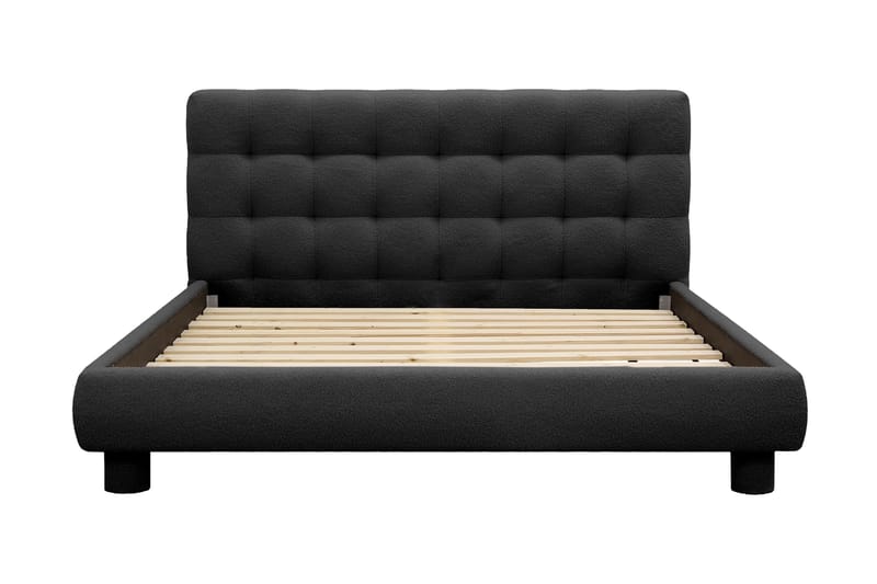 Teddy Komplett Sängpaket Sängram med Madrass 180x200 cm - Svart - Möbler - Säng - Komplett sängpaket