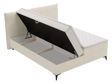 Thoros Komplett Sängpaket 160x200 cm Kontinentalsäng med Förvaring - Grå - Möbler - Säng - Komplett sängpaket