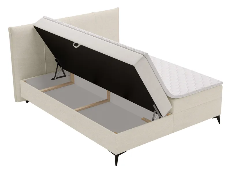 Thoros Komplett Sängpaket 180x200 cm Kontinentalsäng med Förvaring - Beige - Möbler - Säng - Komplett sängpaket