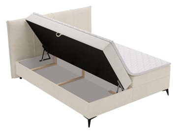 Thoros Komplett Sängpaket 180x200 cm Kontinentalsäng med Förvaring - Grå - Möbler - Säng - Komplett sängpaket