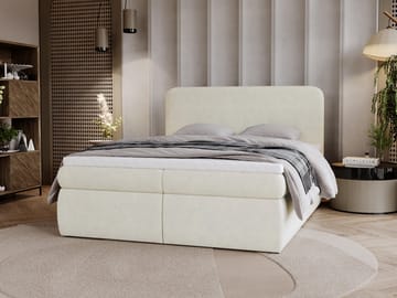 Thyrelis Sängpaket Kontinentalsäng 160x200 cm med Lyftförvaring - Beige - Möbler - Säng - Kontinentalsäng