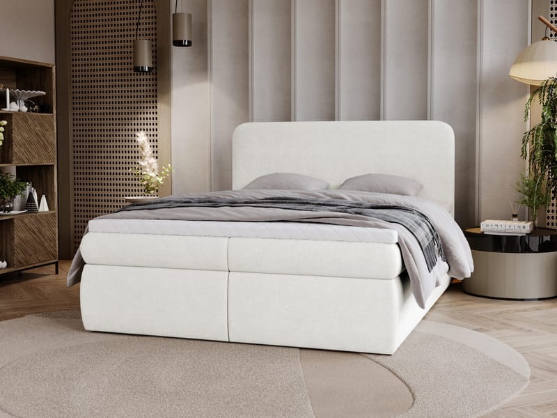 Thyrelis Sängpaket Kontinentalsäng 160x200 cm med Lyftförvaring - Vit - Möbler - Säng - Kontinentalsäng