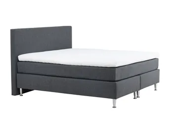 Toledo Sängpaket Kontinentalsäng 180x200 cm - Mörkgrå - Möbler - Säng - Komplett sängpaket