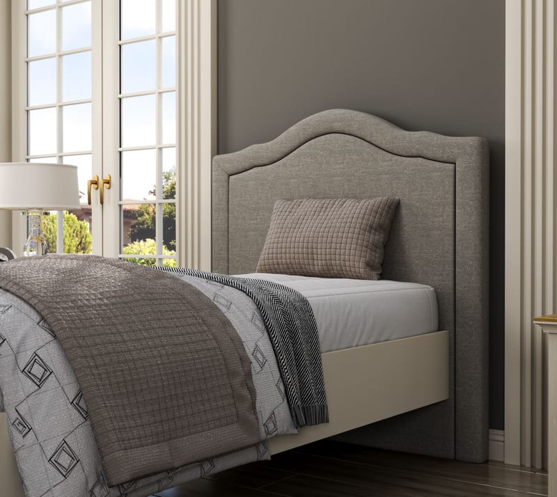 Tolina Sängram 100x200 cm - Crème, ek, grå - Möbler - Säng - Sängram & sängstomme