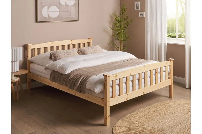 Traycee Sängram 140x200 cm - Ljust trä - M öbler - Säng - Sängram & sängstomme