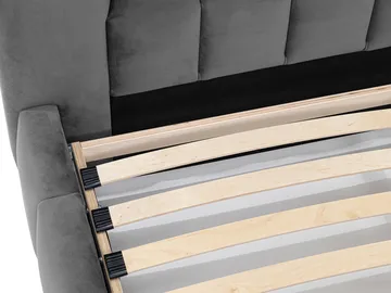 Ulvik Sängram med förvaring 140x200 cm - grå - Möbler - Säng - Sängram & sängstomme