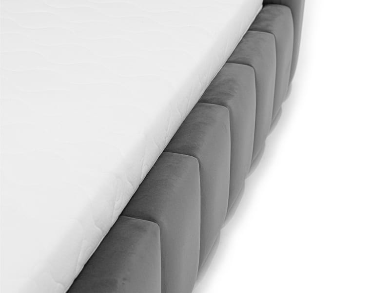 Ulvik Sängram med förvaring 140x200 cm - grå - Möbler - Säng - Sängram & sängstomme