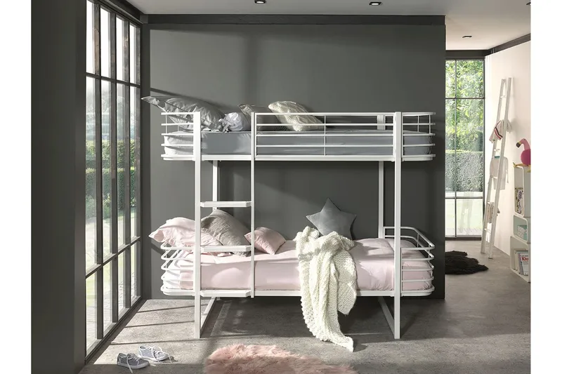 Boschba Våningssäng 90x200 cm, Vit