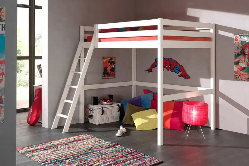 Pirue Loftsäng - Vit - Möbler - Säng - Våningssäng