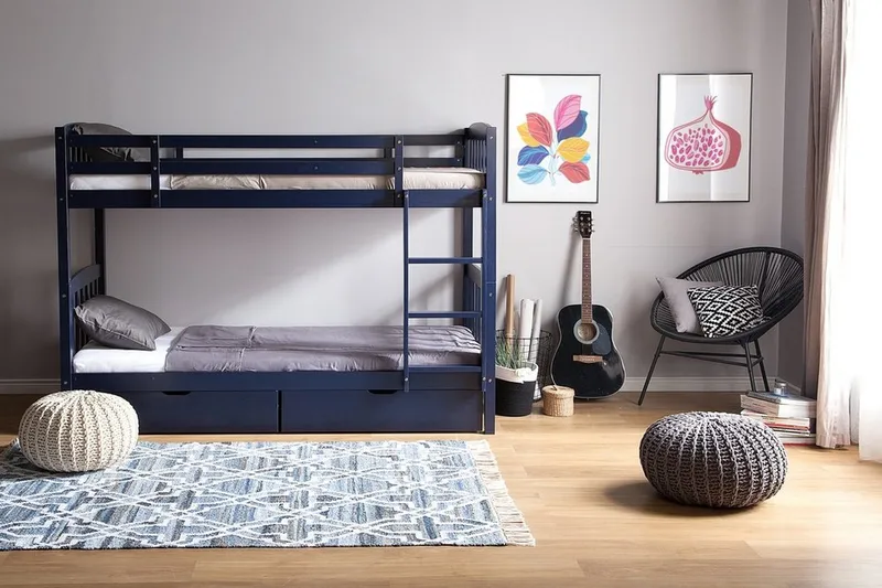 Revin Våningssäng 90|200 cm - Blå - Möbler - Säng - Våningssäng
