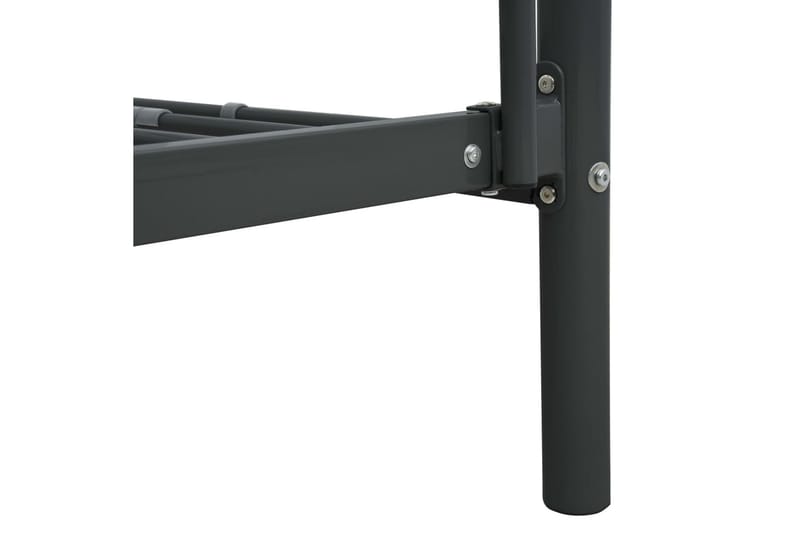 Våningssäng svart metall 140x200/90x200 cm - Svart - Möbler - Säng - Våningssäng