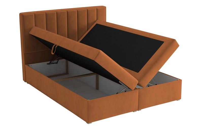 Valasco Kontinentalsäng 180x200 cm - Brun/Orange - Möbler - Säng - Kontinentalsäng