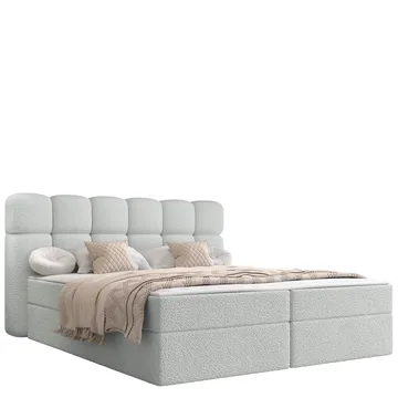 Varlen Komplett Sängpaket Kontinentalsäng med förvaring 140x200 cm Rutad