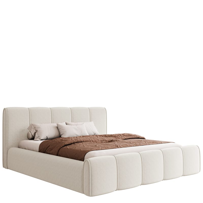 Varlinor Sängram 140x200 cm med Förvaring, Vit