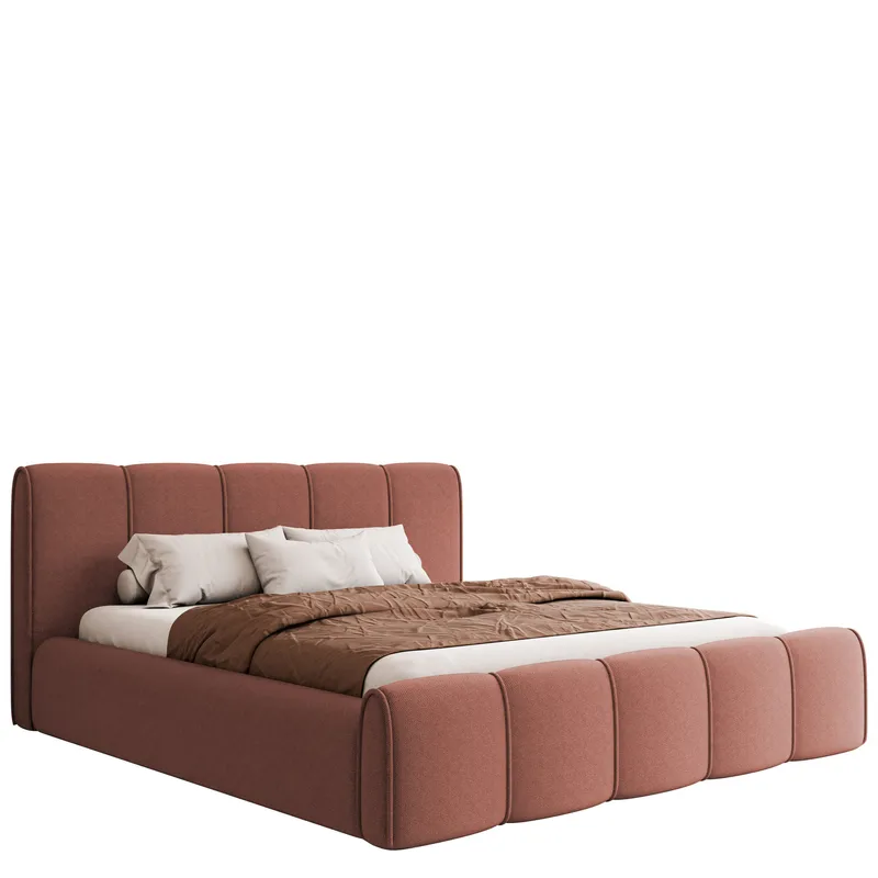 Varlinor Sängram 160x200 cm med Förvaring, Rosa