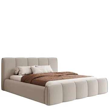 Varlinor Sängram 180x200 cm med Förvaring - Beige - Möbler - Säng - Sängram & sängstomme