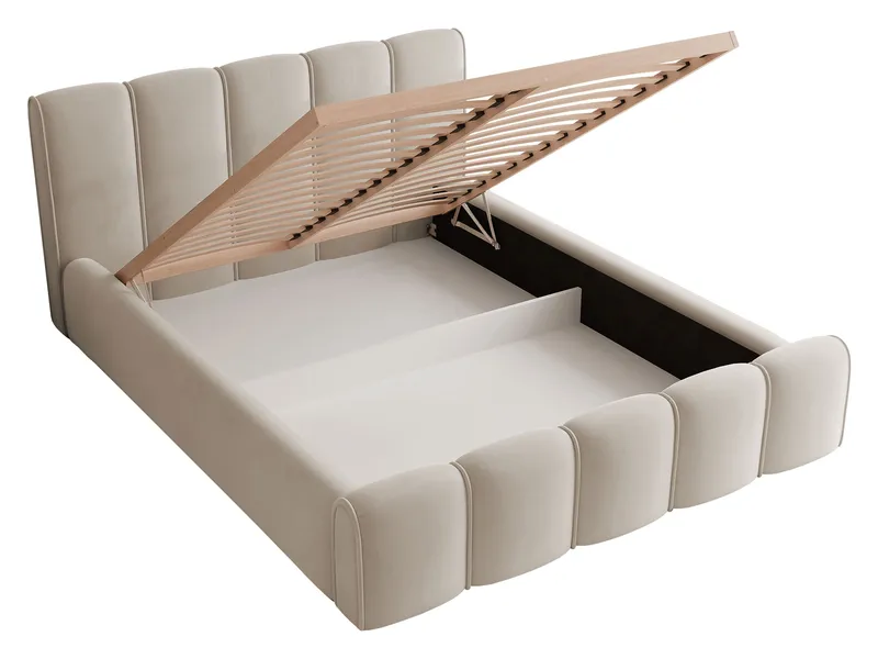 Varlinor Sängram 200x200 cm med Förvaring - Svart - Möbler - Säng - Sängram & sängstomme