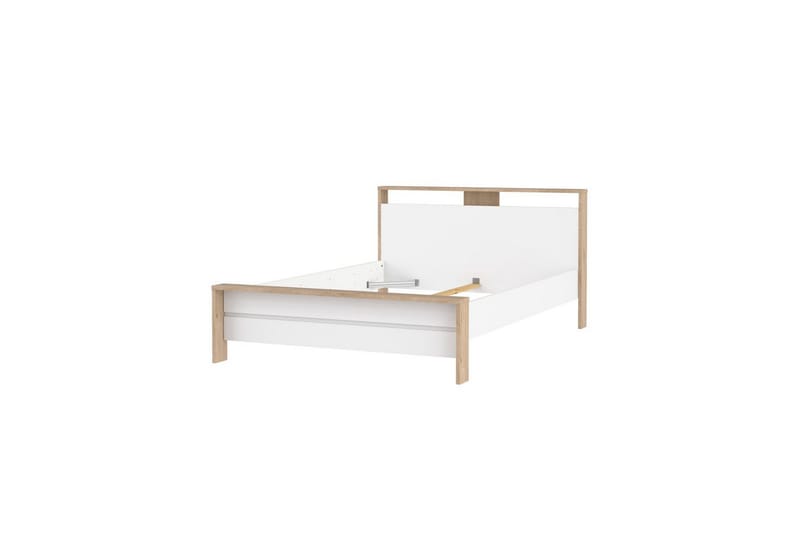 Varun Sängram 140x200 cm, Vit/Natur