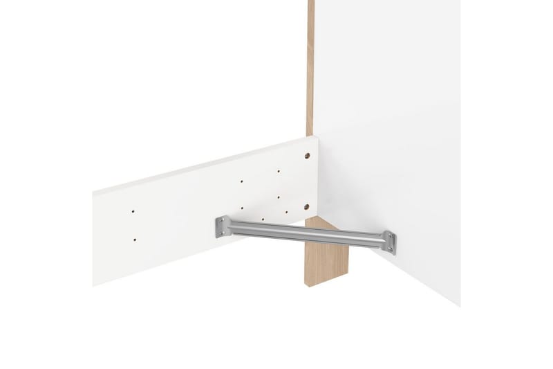 Varun Sängram 140x200 cm - Vit/Natur - Möbler - Säng - Sängram & sängstomme