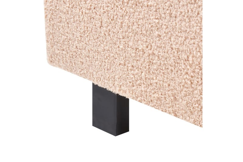 Vattensäng Albi - Beige, svart/Bouclé, 160x200 cm - Möbler - Säng - Vattensängar