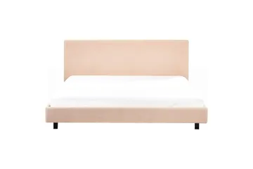 Vattensäng Albi - Beige, svart/Bouclé, 180x200 cm - Möbler - Säng - Vattensängar