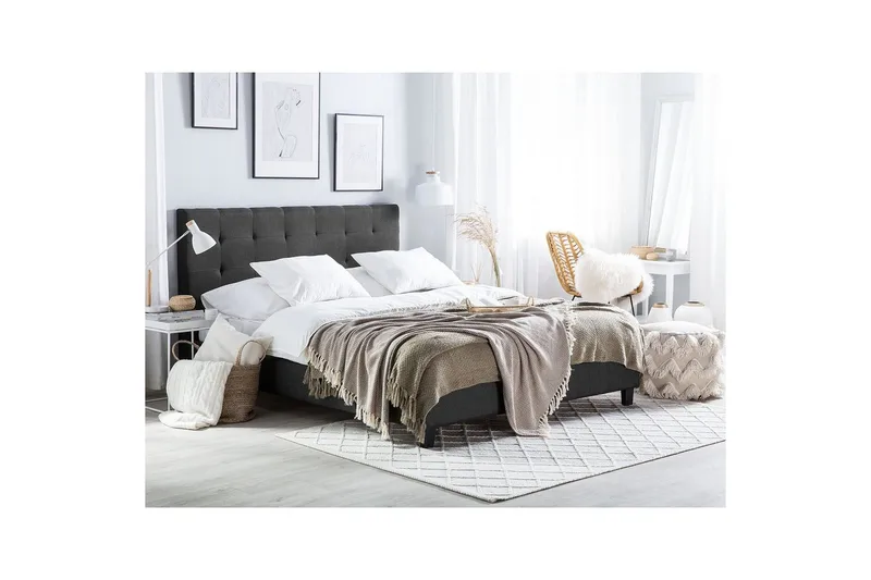 Vattensäng La Rochelle - Mörkgrå, 180x200 cm - Möbler - Säng - Vattensängar