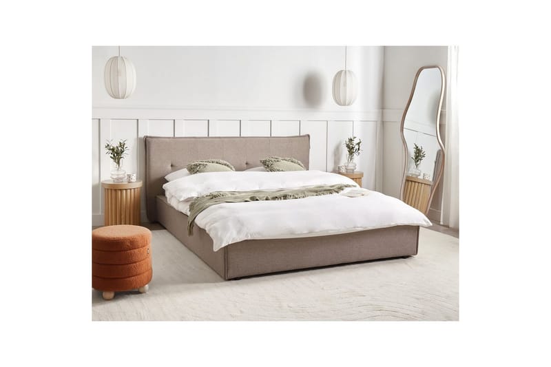 Vattensäng Lestre - Taupe, svart, 160x200 cm - Möbler - Säng - Vattensängar