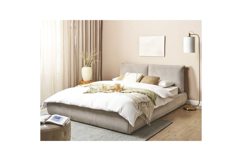 Vattensäng Vinay Taupe, 160x200 cm - Taupe, 160x200 cm - Möbler - Säng - Vattensängar