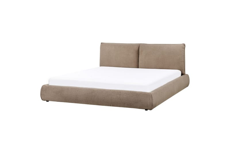 Vattensäng Vinay - Taupe/Bouclé, 180x200 cm - Möbler - Säng - Vattensängar