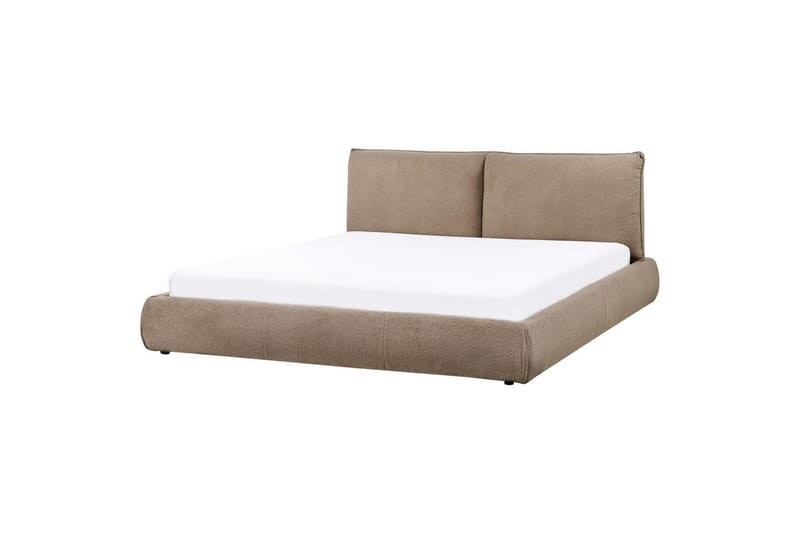 Vattensäng Vinay - Taupe/Bouclé, 180x200 cm - Möbler - Säng - Vattensängar