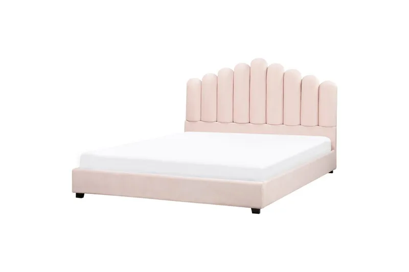 Vattensäng Vincennes - Rosa, Svart, 180x200 cm - Möbler - Säng - Vattensängar