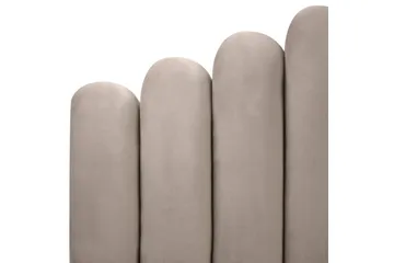 Vattensäng Vincennes - Taupe, svart, 180x200 cm - Möbler - Säng - Vattensängar