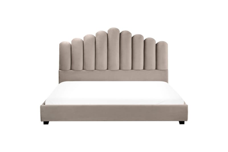 Vattensäng Vincennes - Taupe, svart, 180x200 cm - Möbler - Säng - Vattensängar