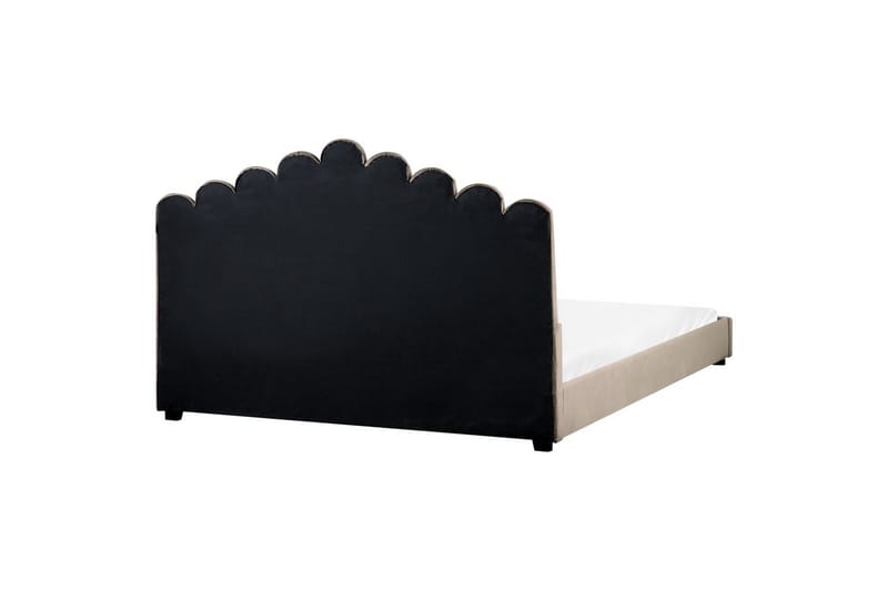 Vattensäng Vincennes - Taupe, svart, 180x200 cm - Möbler - Säng - Vattensängar