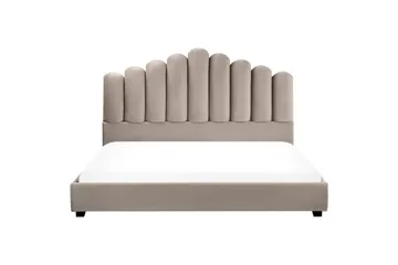 Vattensäng Vincennes - Taupe, svart, 180x200 cm - Möbler - Säng - Vattensängar