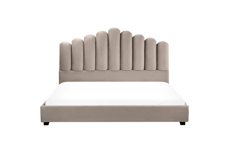 Vattensäng Vincennes - Taupe, svart, 180x200 cm - Möbler - Säng - Vattensängar