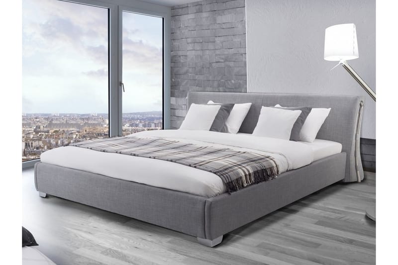 Paris Vattensäng 160|200 cm - Grå - Möbler - Säng - Vattensängar