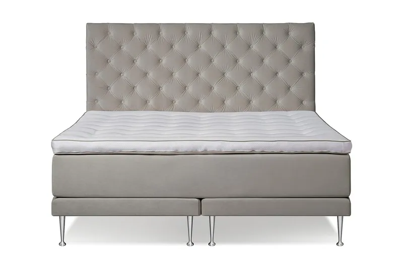 VICTORIA Kontinentalsäng 180, Beige