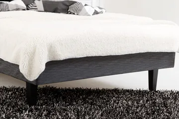 Viken Bas Komplett SängpaketRamsäng 120x200 Medelfast - Grå - Möbler - Säng - Komplett sängpaket