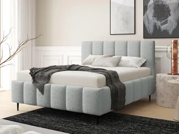 Vinvik Sängram med förvaring 140x200 cm - grå - Möbler - Säng - Sängram & sängstomme