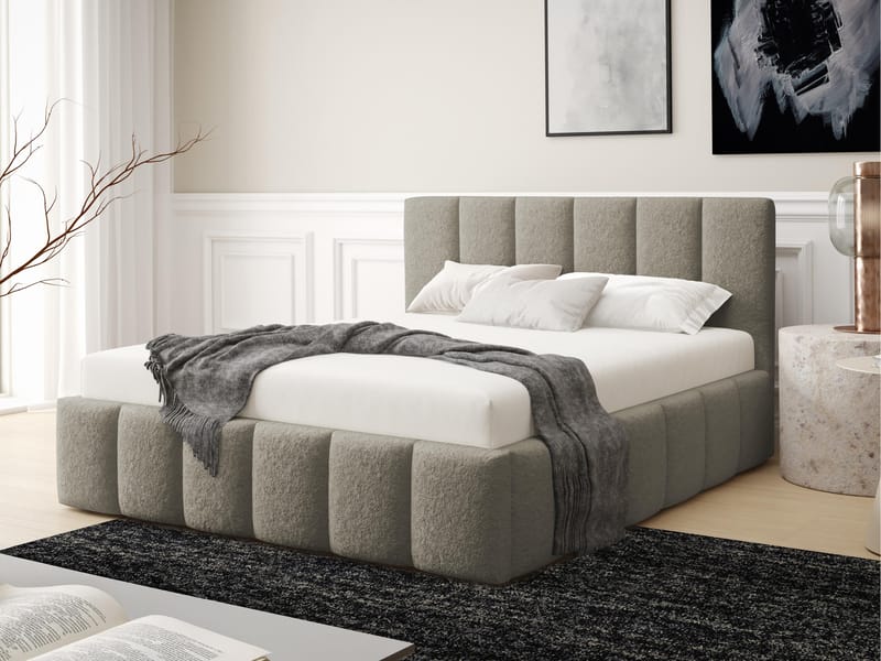 Vinvik Sängram med förvaring 160x200 cm - Lambi 03 - Möbler - Säng - Sängram & sängstomme